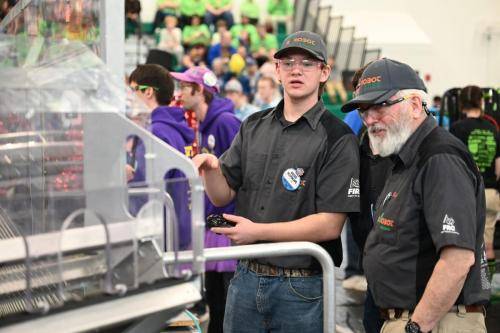 Jason is ready to drive. Mr. Boyle is ready to coach.